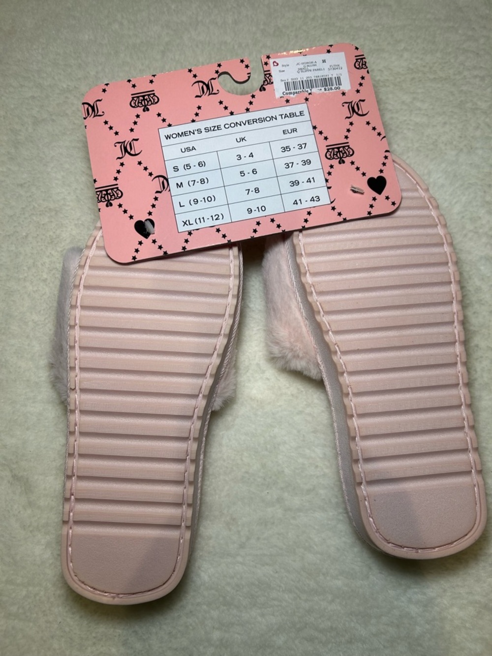 Juicy Couture Home Slippers Small Size - Picture 8 of 8